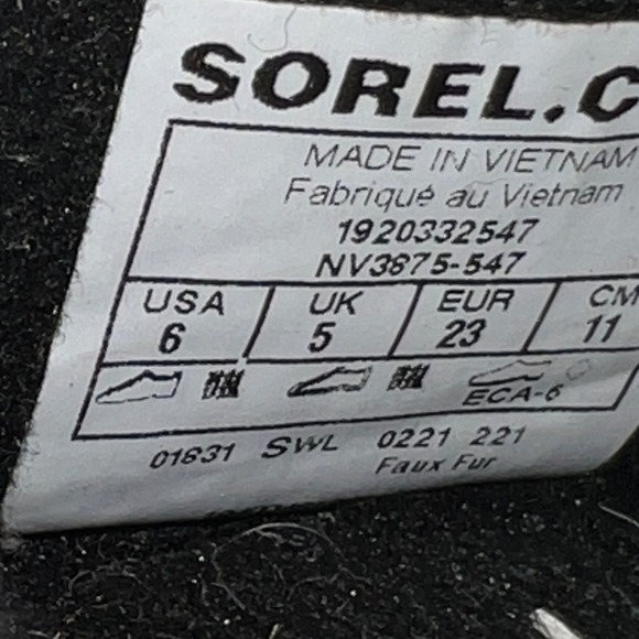 Sorel Pink Winter Snow Boots Fur Trim Waterproof Baby Girl Size 6 Toddler - Picture 9 of 9